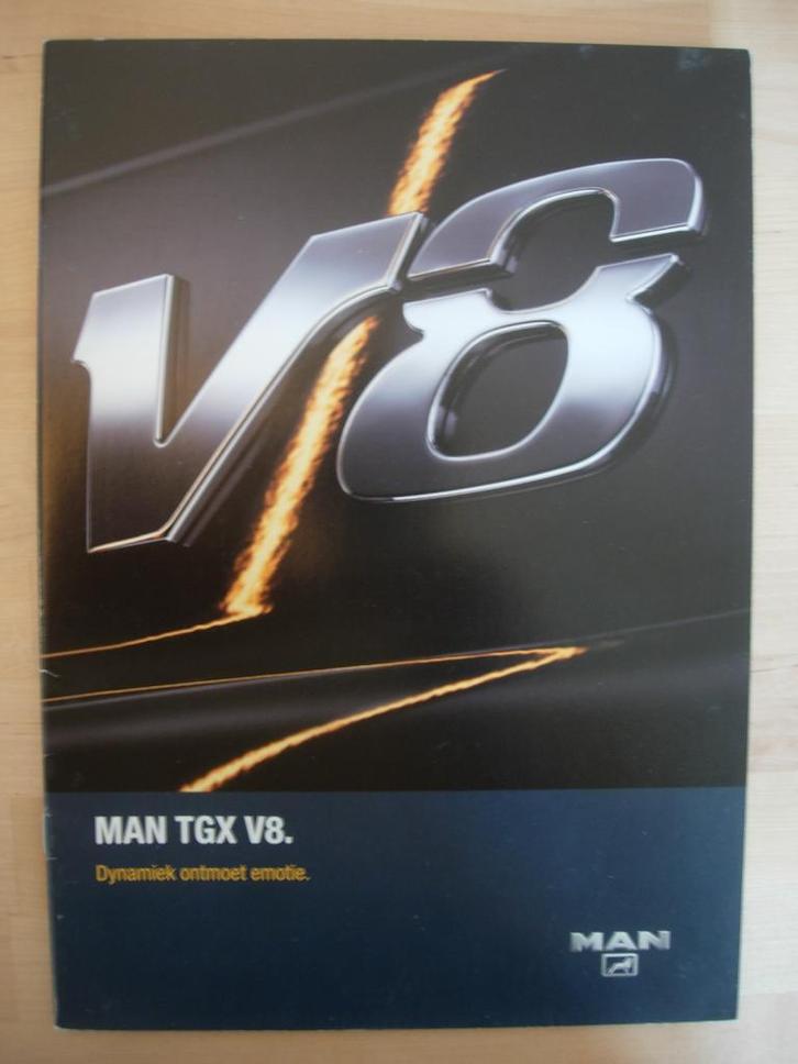MAN Diesel TGX V8 Brochure 2007 - Vrachtwagen Truck, Boeken, Auto's | Folders en Tijdschriften, Zo goed als nieuw, Overige merken