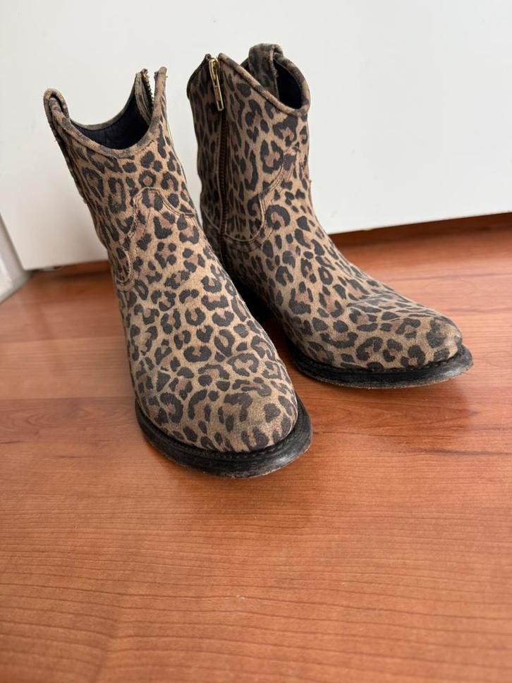 Leren enkellaarzen van Paul Warmer ( Sendra) 37-38, Kleding | Dames, Schoenen, Gedragen, Lage of Enkellaarzen, Bruin, Ophalen of Verzenden