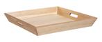 Dienblad Fay - naturel - MDF - 52x52x6,5 cm, Ophalen, Zo goed als nieuw, Hout