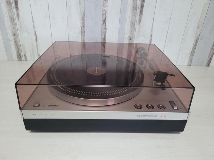 Philips Electronic 312 platenspeler., Audio, Tv en Foto, Platenspelers, Zo goed als nieuw, Philips, Ophalen of Verzenden