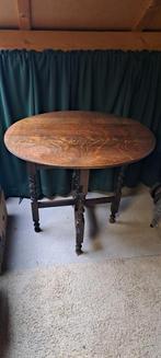 Antieke Inklapbare Tafel, Huis en Inrichting, Tafels | Eettafels, Ophalen