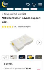 Silvana Support Geel Neksteunkussen - als nieuw, Huis en Inrichting, Slaapkamer | Beddengoed, Ophalen of Verzenden, Zo goed als nieuw