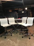 6 ICF Una Stool 306 counter balie bar stoel bureaustoel, Ophalen, Gebruikt, Zwart, Nvt