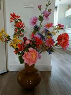 Zijden bloemen met vaas, Ophalen, Zo goed als nieuw