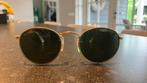 RAY-BAN Round Metal zonnebril groene glazen, Zonnebril, Ophalen of Verzenden, Zo goed als nieuw, Ray-Ban