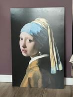Meisje met de Parel schilderij op hout, Huis en Inrichting, Ophalen, Zo goed als nieuw, Schilderij, 75 cm of meer