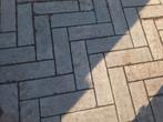 partij excluton stenen, opsluitbanden en traptrede antraciet, Tuin en Terras, Ophalen, Klinkers, Zo goed als nieuw, 10 m² of meer