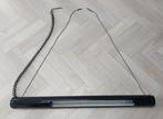 Vintage Woja Hanglamp Jaren 80 Tube Lamp zwart, Antiek en Kunst, Antiek | Lampen, Ophalen of Verzenden