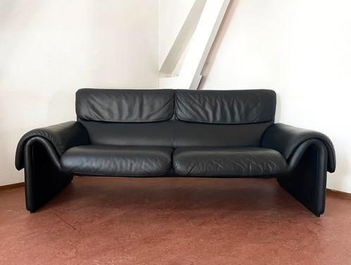 De Sede DS 2011 zwarte leren bank, Huis en Inrichting, Banken | Bankstellen, Zo goed als nieuw, 150 tot 200 cm, 75 tot 100 cm