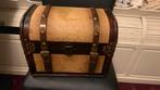 Vintage schatkist/ koffer, Ophalen of Verzenden, Zo goed als nieuw, Leer