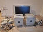 2x Apple Power Mac G4 Cube + 2x Voeding + Cinema Display e.a, Gebruikt, Minder dan 4 GB, HDD, Minder dan 2 Ghz