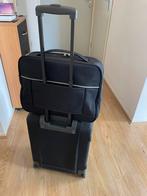 Mooie Samsonite opzet tas voor rolkoffer zwart, Gebruikt, Ophalen of Verzenden