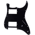 3ply stratocaster hss 11 holed slagplaat zwart, Moku Custom Guitars, Nieuw, 4613CB, Ophalen of Verzenden