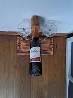 Wijnrekje met glazen - Leuk cadeau!, Huis en Inrichting, Woonaccessoires | Wijnrekken, Ophalen of Verzenden, Zo goed als nieuw