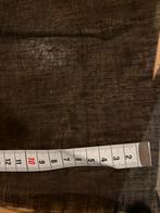 katoenen stof (voile/pikeerstof)–140 cm per meter, Zwart, Ophalen of Verzenden, Katoen, Nieuw