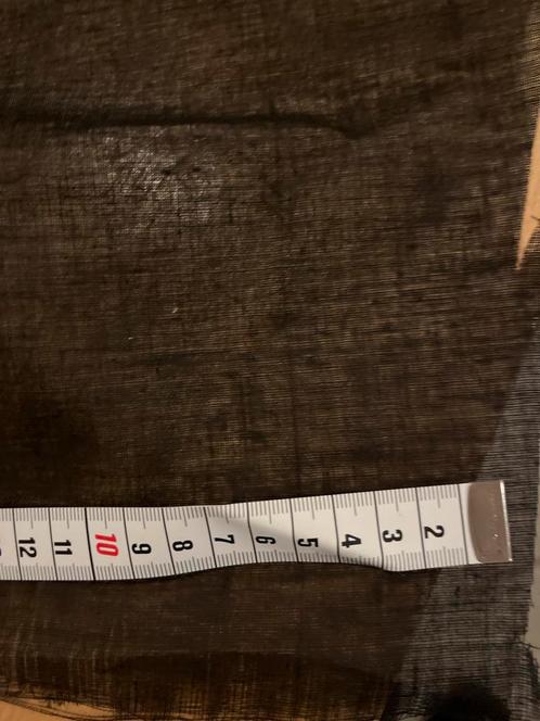 katoenen stof (voile/pikeerstof)–140 cm per meter, Hobby en Vrije tijd, Stoffen en Lappen, Nieuw, Katoen, 200 cm of meer, Zwart