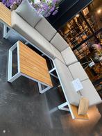 Loungeset beige, Tuin en Terras, Ophalen of Verzenden, Zo goed als nieuw, Aluminium