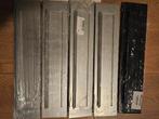 Brievenbus klep Aluminium grijs chroom zwart afsluiter plaat, Nieuw, Ophalen of Verzenden, Brievenbusklep, Aluminium