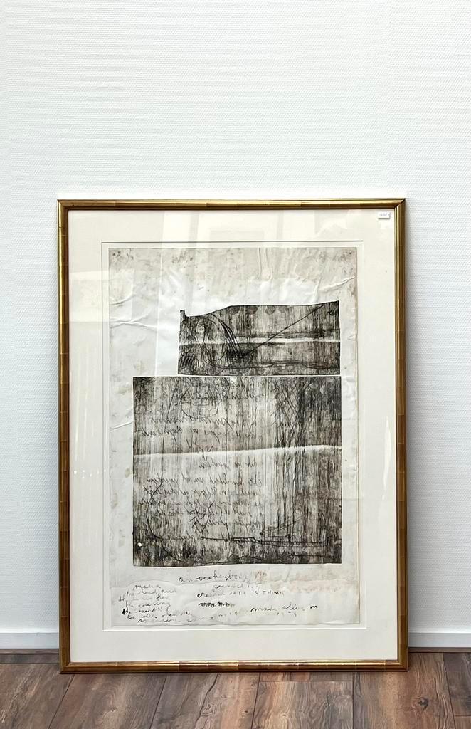 Anton Heyboer, zeer grote, oude ets, gemaakt in 1957 en ‘70, Antiek en Kunst, Kunst | Etsen en Gravures, Ophalen