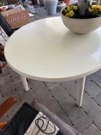 Kunststof ronde tuintafel, Tuin en Terras, Ophalen, Gebruikt, Rond, Kunststof