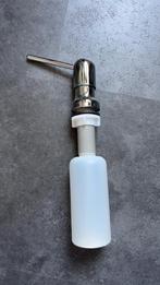 Chrome zeep dispenser aanrecht inbouw, Ophalen of Verzenden, Gebruikt, Minder dan 100 cm