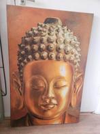 Boeddha Schilderij - canvas, Ophalen of Verzenden, Zo goed als nieuw, Schilderij, 50 tot 75 cm