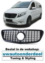Grill Panamericana AMG Design Glans Zwart Voor MB Vito W447, Ophalen of Verzenden, Automotive Parts, A.parts@hotmail.nl, Trasmolenlaan 12 3447 GZ Woerden