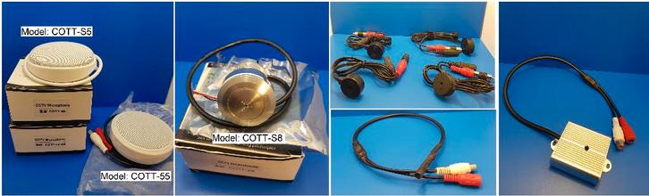 partij microfoons voor beveiligings camera's,, Audio, Tv en Foto, Videobewaking, Nieuw, Ophalen of Verzenden