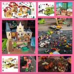 Grote hoeveelheid playmobil spirit paarden kar woning, Ophalen, Gebruikt
