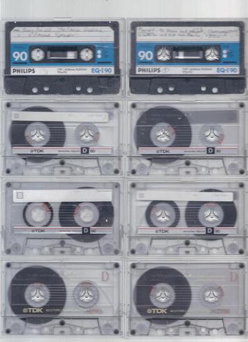 Type I 90  26Cassettebandjes 14 tdk  2 philips 9 hema 1 basf beschikbaar voor biedingen