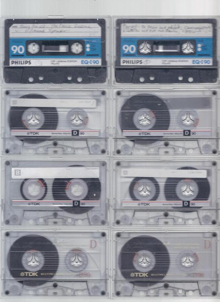 Type I 90  26Cassettebandjes 14 tdk  2 philips 9 hema 1 basf, Cd's en Dvd's, Cassettebandjes, Gebruikt, Voorbespeeld, Overige genres