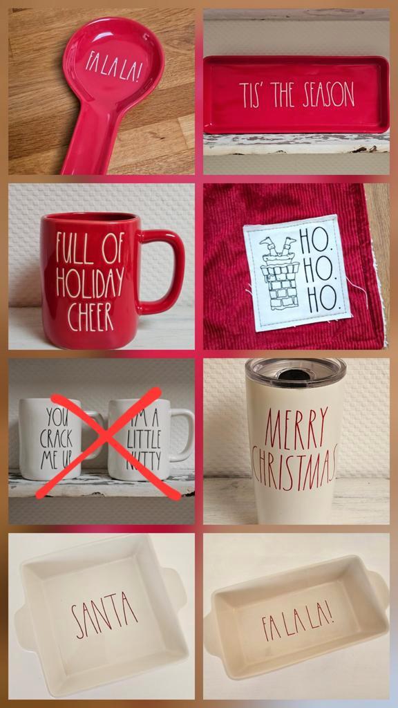 Diverse Rae Dunn Kerstitems o.a. uit de VS geïmporteerd., Diversen, Kerst, Ophalen of Verzenden