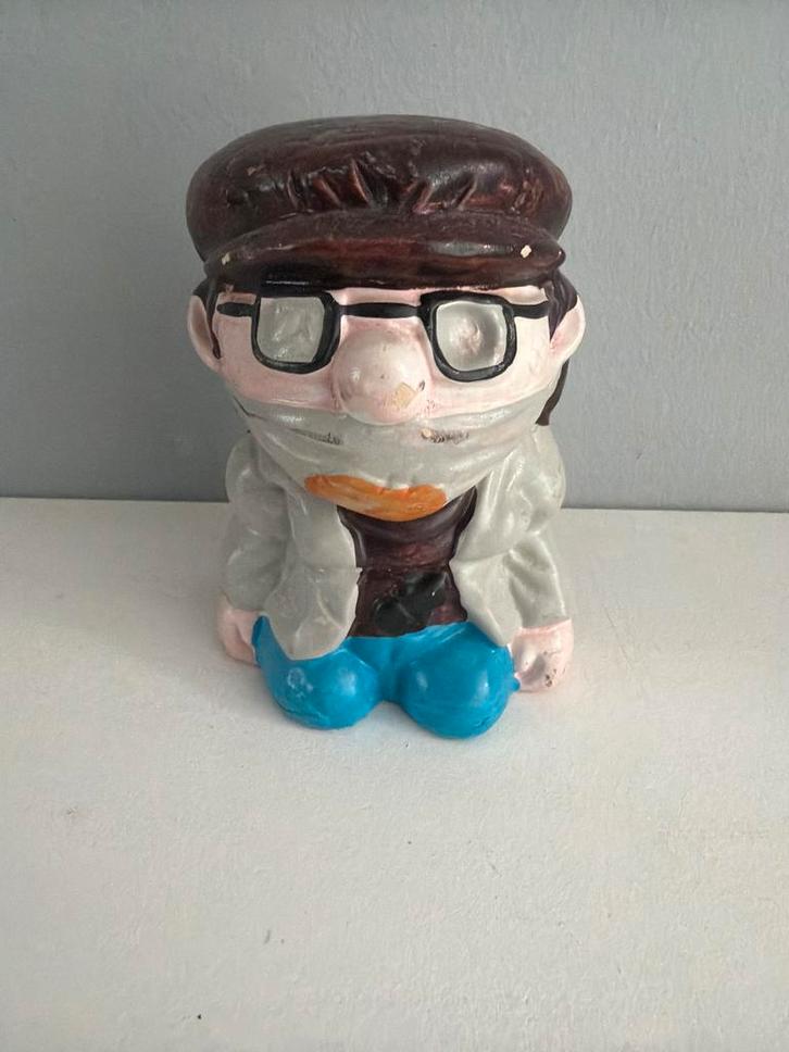 Vintage keramische spaarpot – retro decoratie jaren ‘80, Verzamelen, Spaarpotten, Zo goed als nieuw, Dier, Steen, Aardewerk of Keramiek