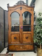 Biedermeier vitrinekast, Ophalen of Verzenden, Zo goed als nieuw, 50 tot 75 cm, 100 tot 150 cm