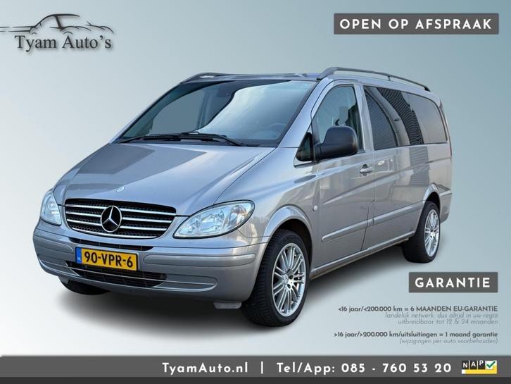 Mercedes-benz VITO 120 CDI 320 LANG L2 DC LUXE 3.0 V6 / AUTO, Auto's, Bestelauto's, Bedrijf, ABS, Airbags, Airconditioning, Centrale vergrendeling