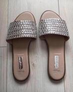 Nieuwe slippers met strass steentjes, Slippers, Primark, Beige, Nieuw