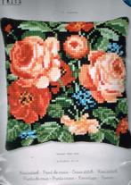 Cado vervaco borduurpakket  kussen stamrozen, Ophalen of Verzenden, Nieuw, Handborduren, Borduurpakket