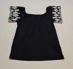 Mooi shirt met geborduurde mouwen - Bodyflirt - maat L, Kleding | Dames, T-shirts, Zwart, Maat 42/44 (L), Ophalen of Verzenden