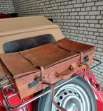 KOFFER OLDTIMER LEER IZGST, Ophalen of Verzenden