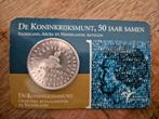coincard zilver 5 euro koninkrijksmunt, Zilver, Euro's, Ophalen of Verzenden, Koningin Beatrix