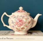 Johnson Bros Rose Chintz Pink theepot, Huis en Inrichting, Keuken | Servies, Verzenden, Overige typen, Nieuw, Overige stijlen
