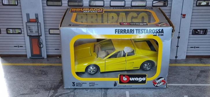 1.24 ferrari testarossa, Hobby en Vrije tijd, Modelauto's | 1:24, Auto, Bburago, Ophalen of Verzenden