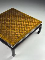 Aziatische salontafel vintage vierkant, Huis en Inrichting, Zo goed als nieuw, Minder dan 100 cm, Hout, Ophalen