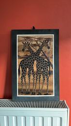 Afrikaanse wanddecoratie van bananenblad, Ophalen of Verzenden