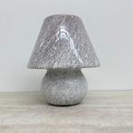 Vintage mushroom tafellamp glas jaren 70, Lamp, Lamp, Ophalen of Verzenden, Lamp