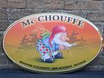 Zeldzaam reclamebord McChouffe (oude versie), Verzamelen, Biermerken, Ophalen of Verzenden, Nieuw, Reclamebord, Plaat of Schild