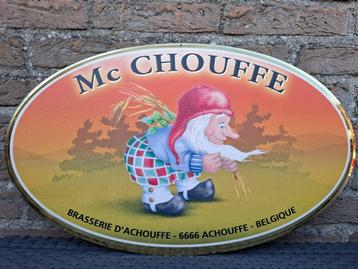 Zeldzaam reclamebord McChouffe (oude versie) beschikbaar voor biedingen