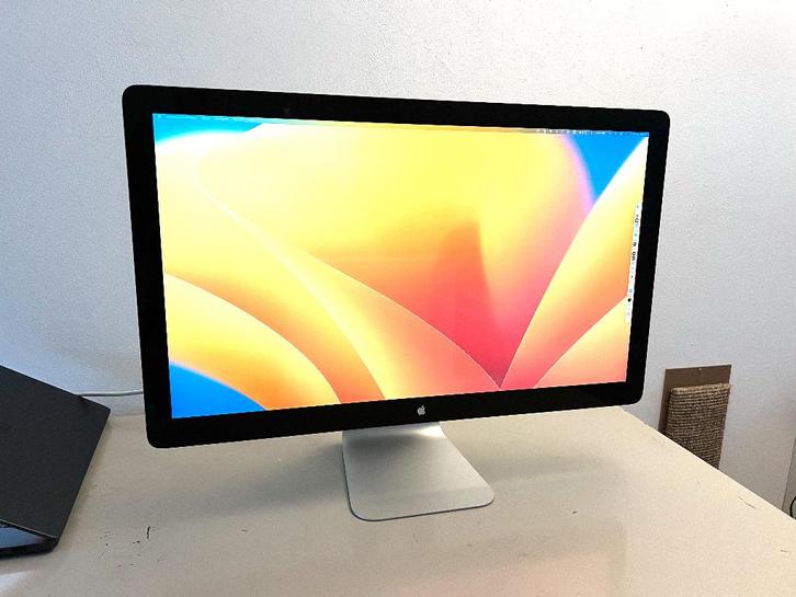 Apple Thunderbolt Display 27 inch, Computers en Software, Monitoren, Gebruikt, 60 Hz of minder, Thunderbolt, Ingebouwde speakers