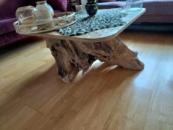 Boomstamwortel Salontafel - Uniek Onderstel!