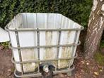IBC container, watervat 1000 liter, Ophalen, Kunststof, Gebruikt, Met kraantje